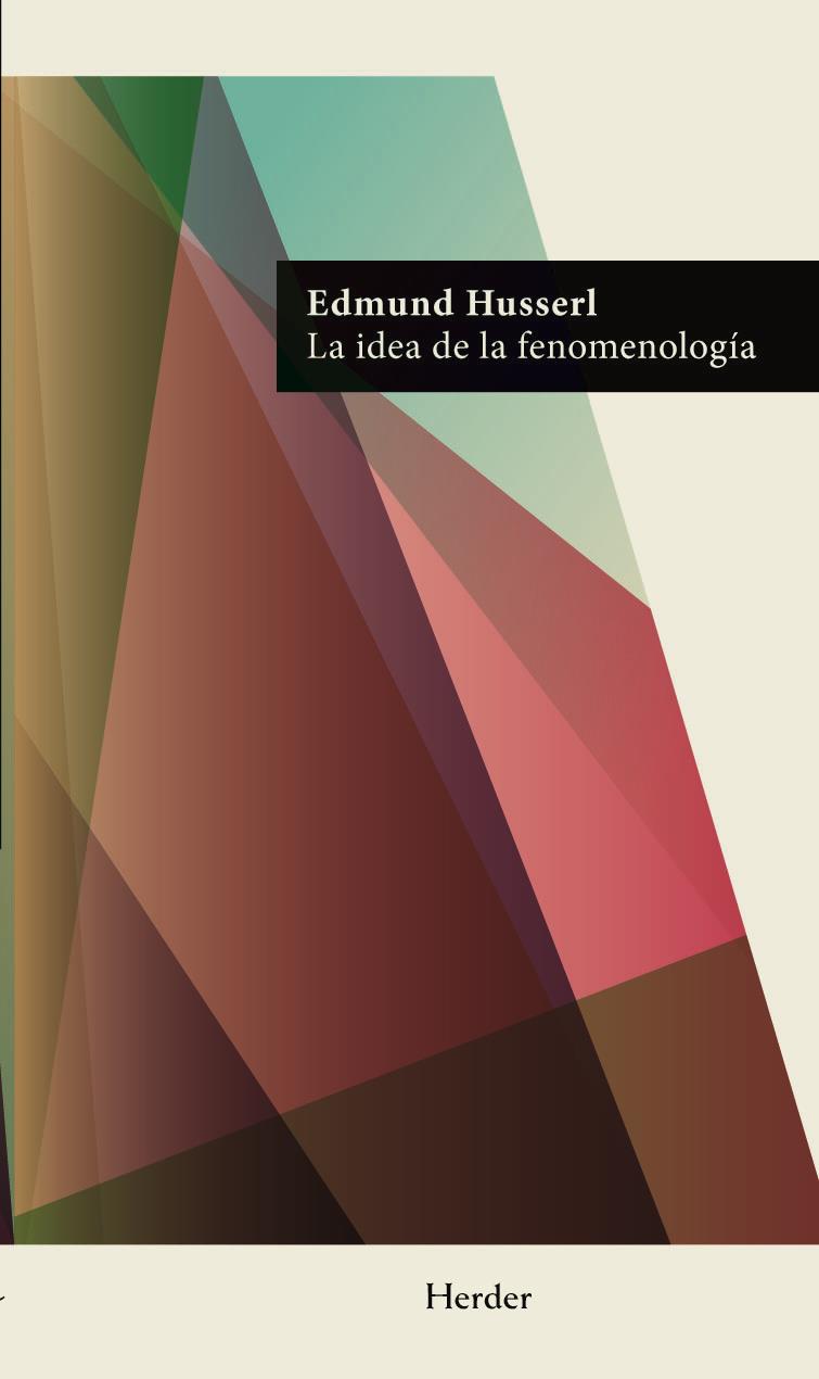 La idea de la fenomenología | HUSSERL, Edmund | Cooperativa autogestionària