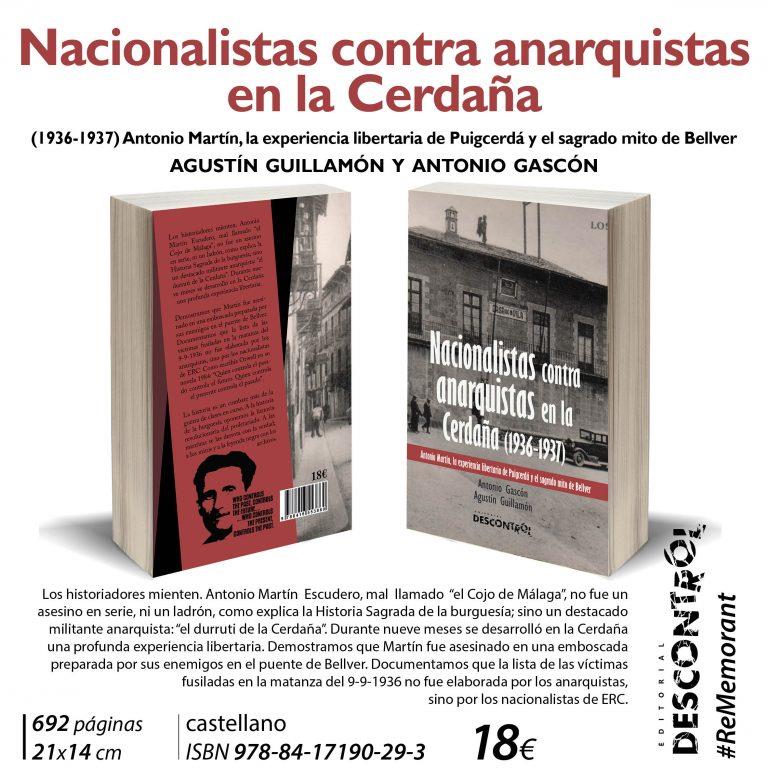 Nacionalistas contra anarquistas en la Cerdaña | Agustín Guillamón y Antonio Gascón