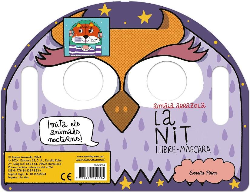 La nit. Llibre-màscara | Arrazola, Amaia | Cooperativa autogestionària