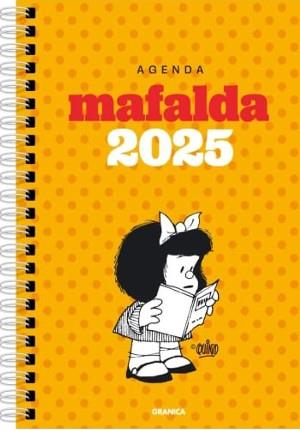 2025 Agenda Mafalda anillada modulos amarilla | Cooperativa autogestionària