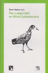 Paz y seguridad en África Subsahariana | Mateos, Óscar | Cooperativa autogestionària