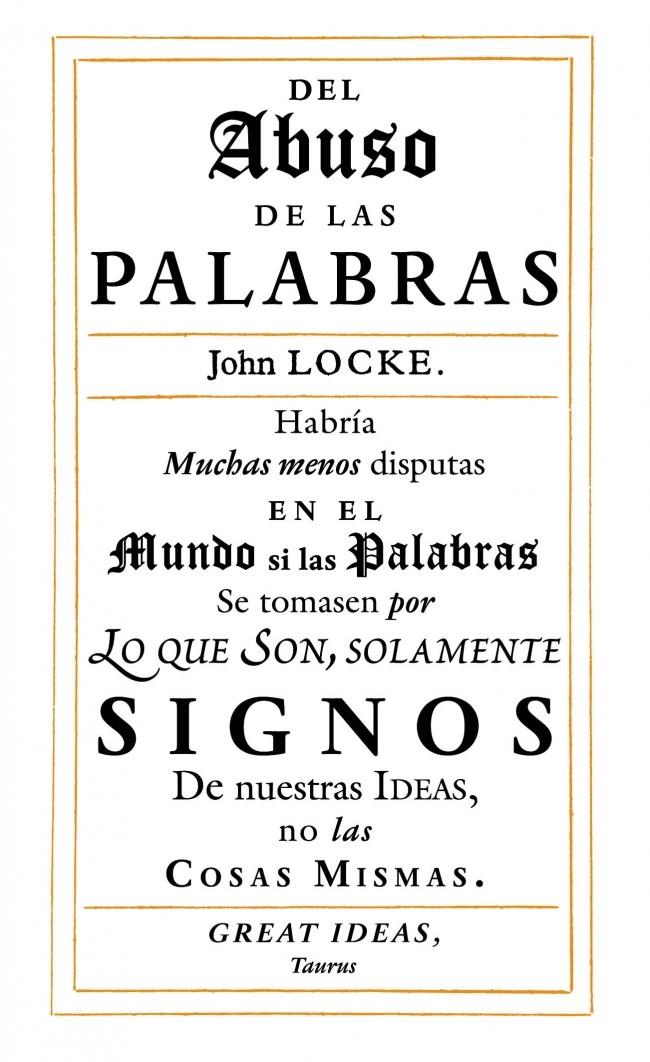 Del abuso de las palabras (Serie Great Ideas) | Locke, John | Cooperativa autogestionària