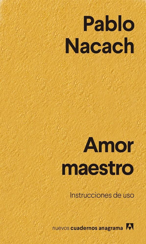 Amor maestro | Nacach, Pablo | Cooperativa autogestionària