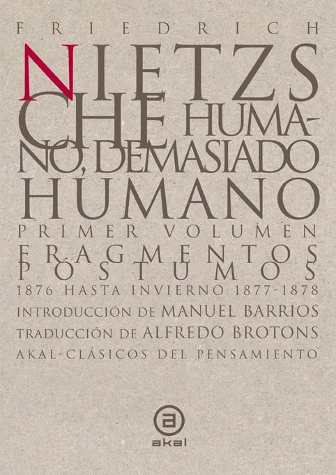 Humano, demasiado humano (2 volúmenes) | Nietzsche, Friedrich