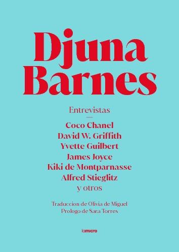 Entrevistas. Djuna Barnes | Barnes, Djuna | Cooperativa autogestionària