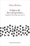 Lógica de las excepciones | Badiou, Alain | Cooperativa autogestionària