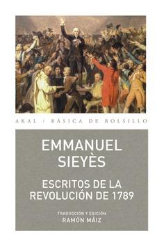 Escritos de la Revolución de 1789 | Sieyés, Emmanuel-Joseph | Cooperativa autogestionària