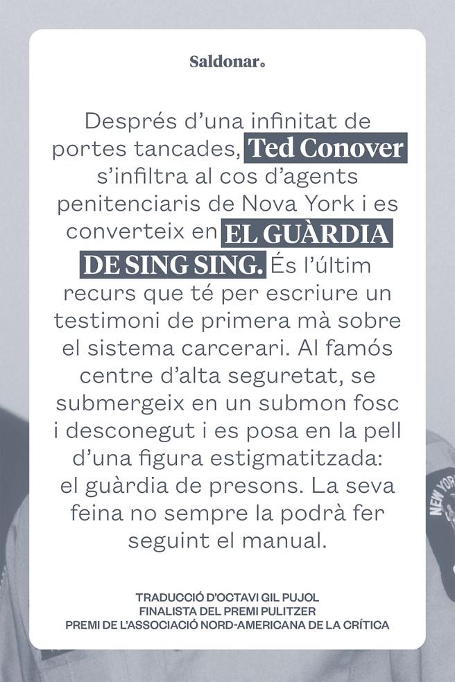 El guàrdia de sing sing | Conover, Ted | Cooperativa autogestionària