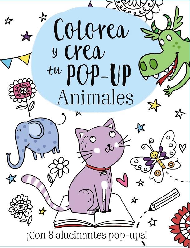 Colorea y crea tu Pop-up. Animales | Golding, Elizabeth | Cooperativa autogestionària