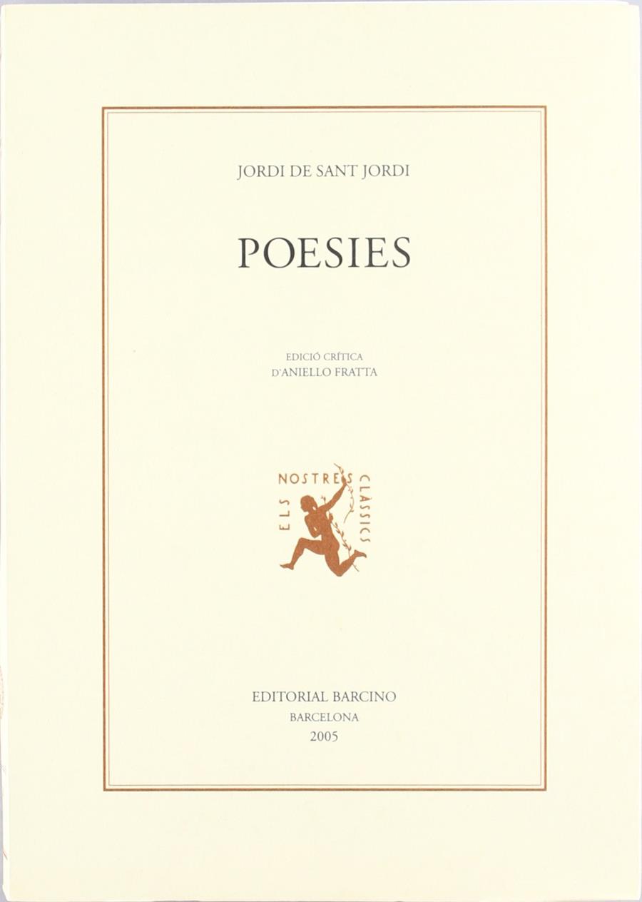 Poesies | Sant Jordi, Jordi de | Cooperativa autogestionària