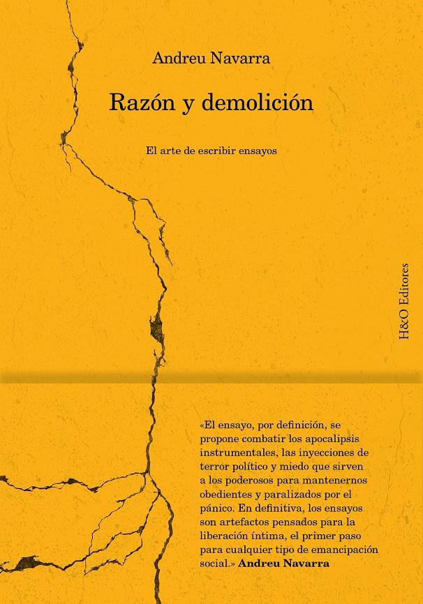 Razón y demolición | Navarra, Andreu