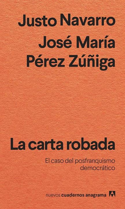 La carta robada | Navarro, Justo/Pérez Zúñiga, José María | Cooperativa autogestionària