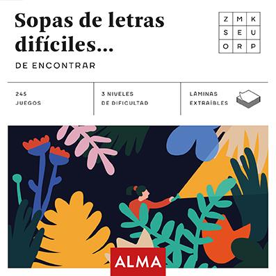 Sopa de letras difíciles de encontrar (cuadrados de diversión) | Zugarto | Cooperativa autogestionària