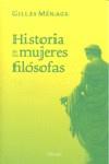 Historia de las mujeres filósofas | Ménage, Gilles | Cooperativa autogestionària