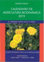 Calendario de agricultura biodinámica 2019 | Maria Thun | Cooperativa autogestionària