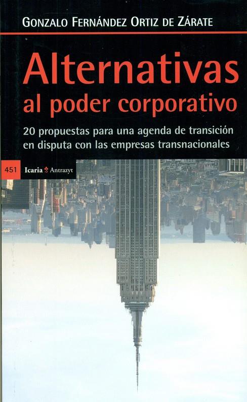 Alternativas al poder corporativo | Ferández Ortiz de Zárate, Gonzalo | Cooperativa autogestionària