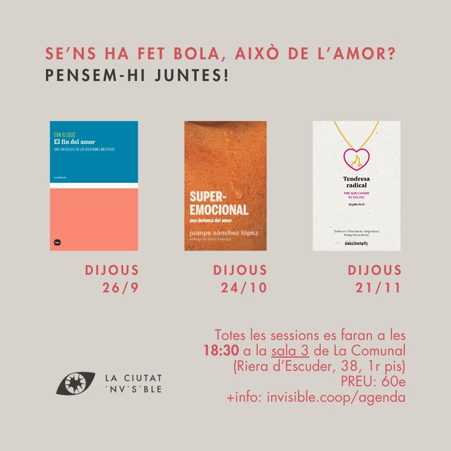 Club de lectura - AMOR | Cooperativa autogestionària